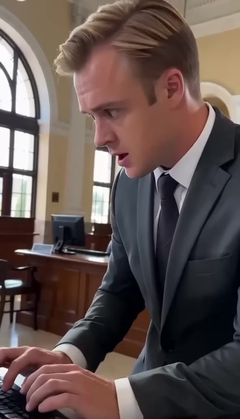 A Bank Teller Dismisses a Poor Boy Until He Scans His Golden Envelope