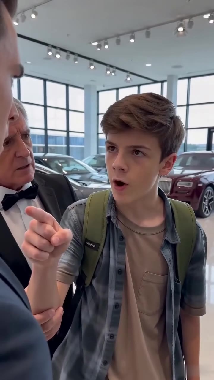 A Salesman Shoved a Teenager in a Backpack, Unaware of Who Was Waiting Outside