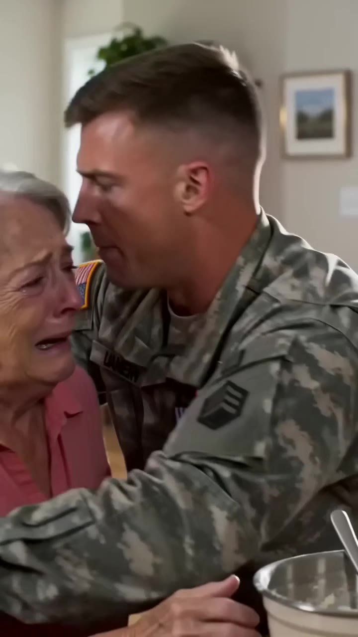 A Soldier Returns Home Early and Catches His Wife Cruelly Mistreating His Mother