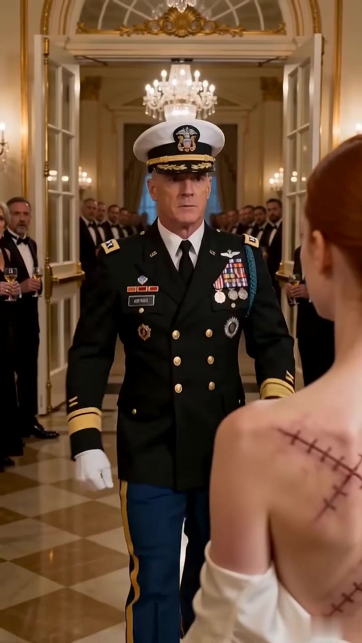 They Mocked My Scars at a High-Society Gala, Until an Admiral Stepped Forward