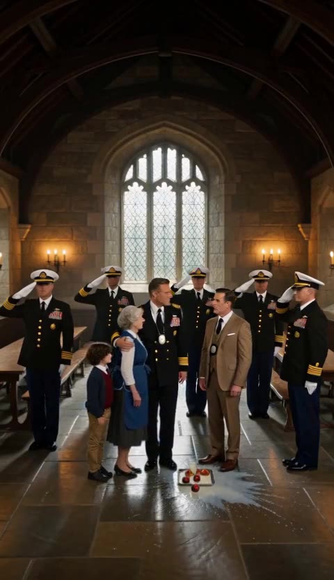 Admiral Son Sees Janitor Mom Humiliated—Then Salutes Her Before Firing the Tyrant