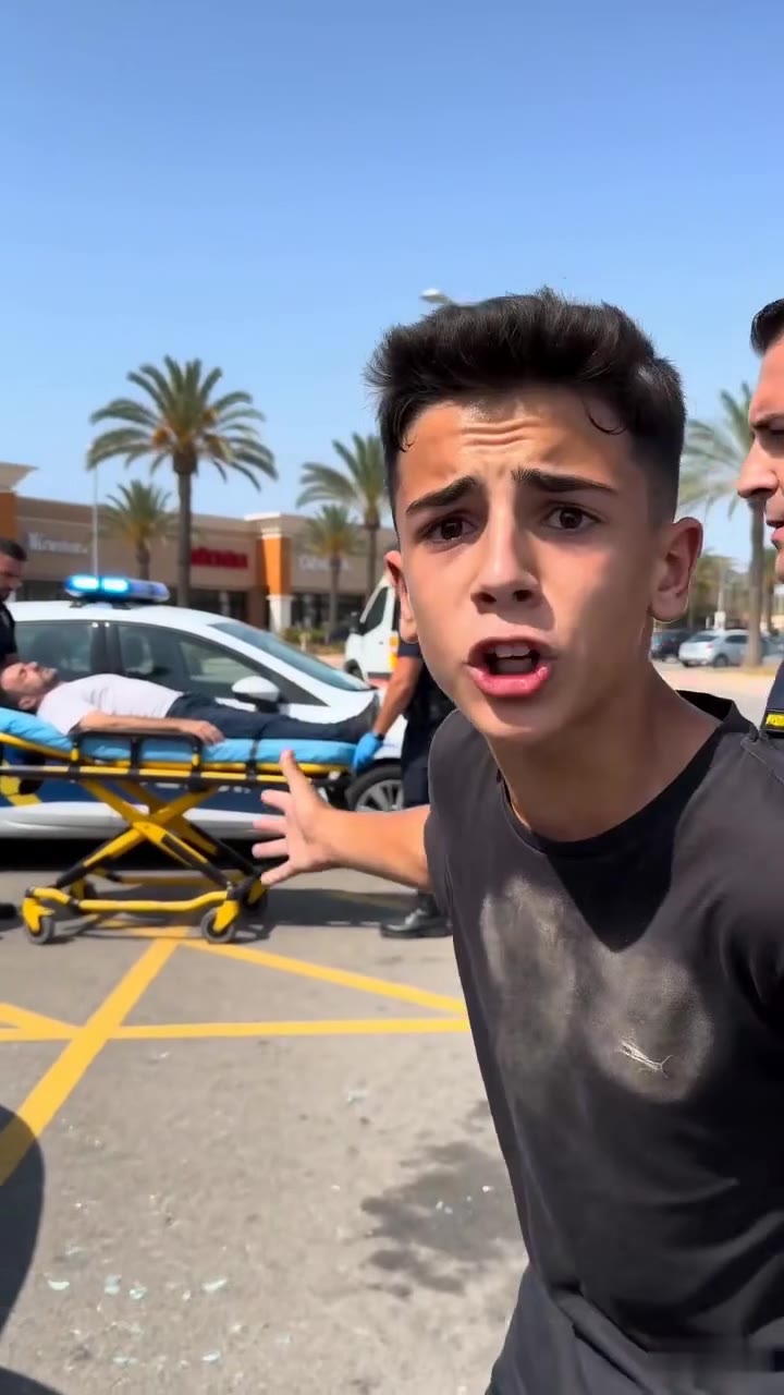 Adolescente salva a un hombre atrapado en su coche y termina bajo arresto