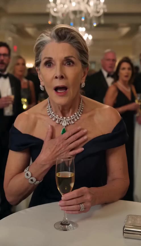 An Elegant Matron Collapses After Recognizing a Poor Server's Family Heirloom