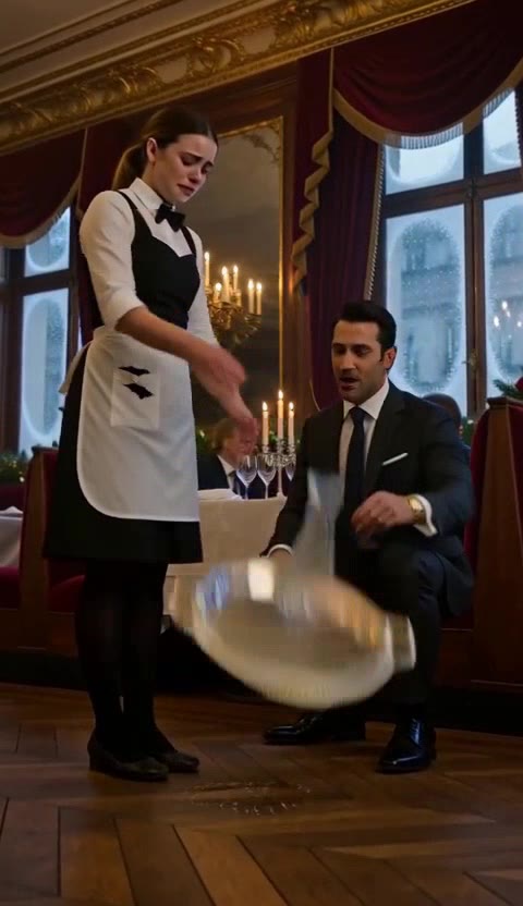 Arrogant Billionaire Demeans Waitress, But A Mysterious General Steps In To Save Her Christmas