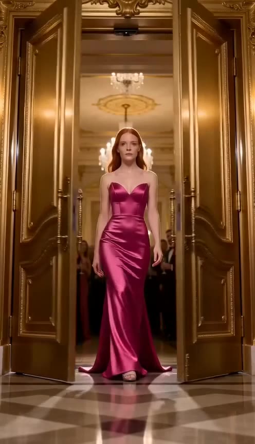 An Arrogant Billionaire Mocked A Waitress, But Her Dress Transformed The Entire Gala