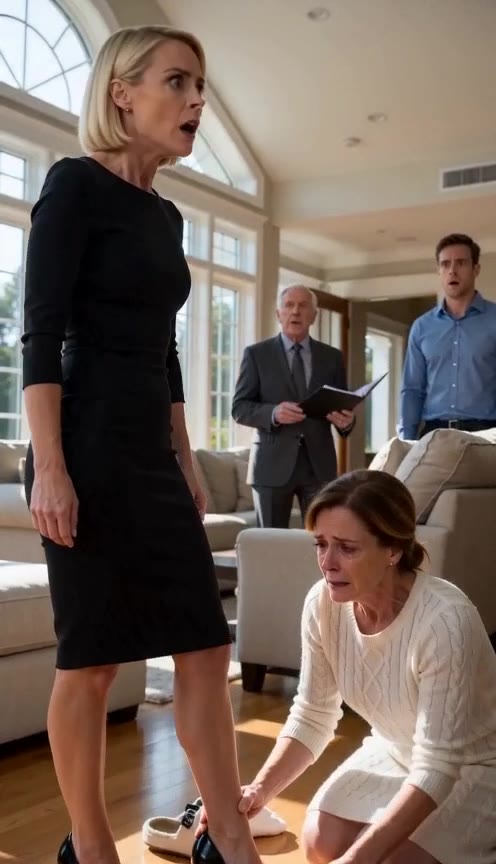 The Arrogant Fiancée Made His Mother Polish Her Shoes, but She Owned the Mansion