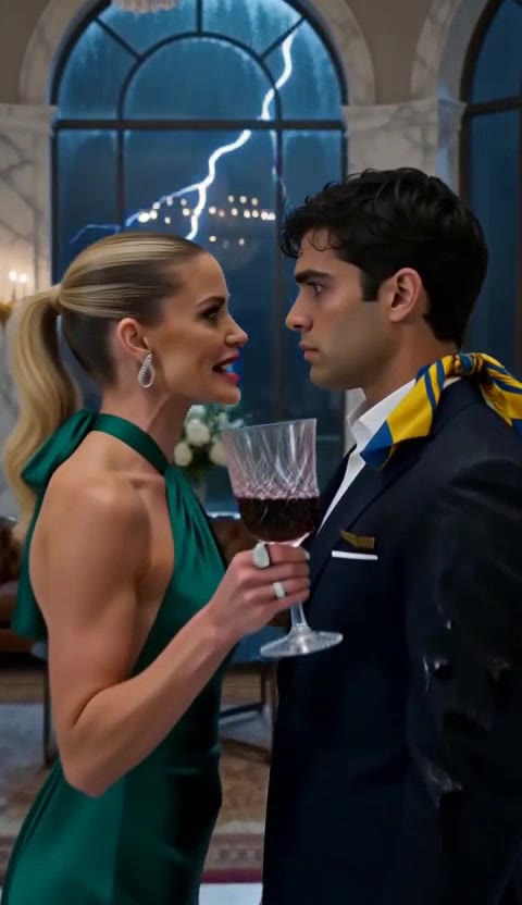 Arrogant Heiress Drenches Flight Attendant With Wine, Billionaire CEO Intervenes