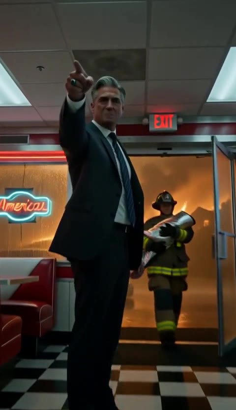 Arrogant Politician Demands Firefighter Move, Then Sees His Daughter Safe And Realizes His Greed Almost Killed Her