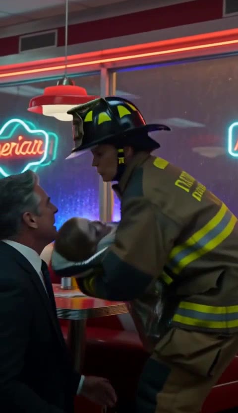 Arrogant Politician Demands Firefighter Move, Then Sees His Daughter Safe And Realizes His Greed Almost Killed Her