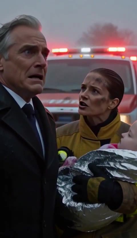 Arrogant Politician Demands Firefighter Save His Mansion From Fire, But His Daughter Is Trapped Inside
