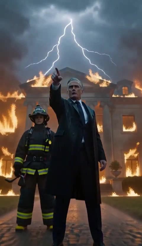 Arrogant Politician Demands Firefighters Leave His Burning Mansion, Then His Daughter's Life Hangs in the Balance