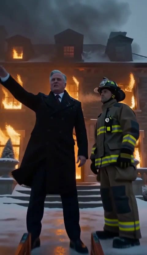 Arrogant Politician Threatens Firefighter During Fire, But His Daughter's Rescue Changes Everything