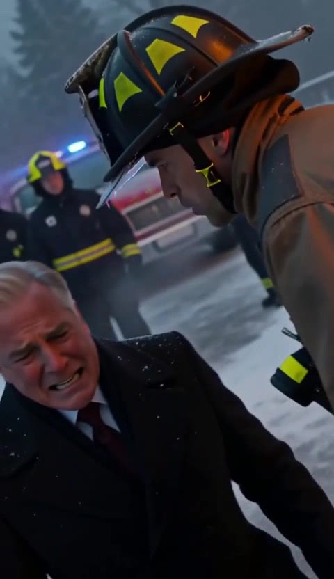Arrogant Politician Threatens Firefighter During Fire, But His Daughter's Rescue Changes Everything