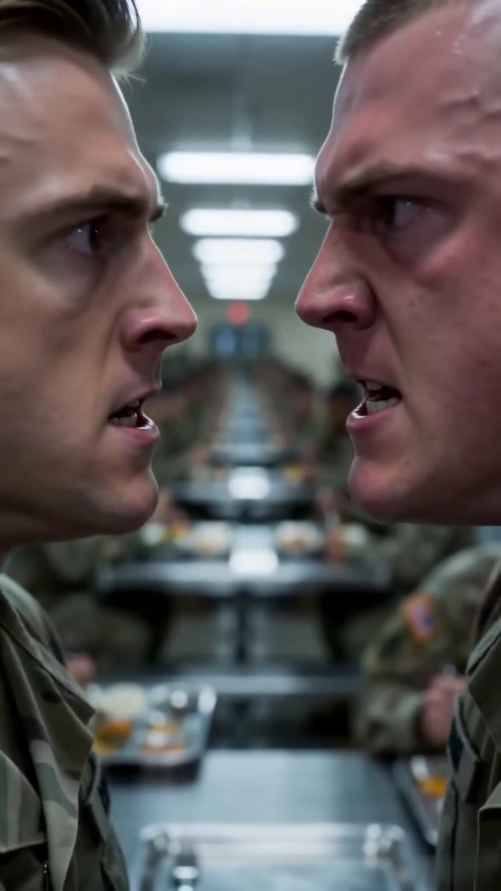 An Arrogant Soldier Attacked an Ordinary Woman in the Mess Hall, Unaware of Her Real Identity