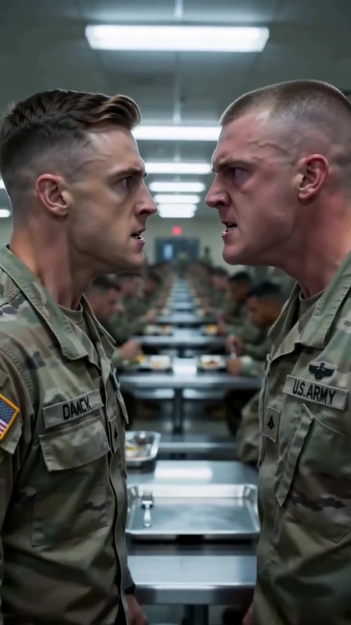 An Arrogant Soldier Attacked an Ordinary Woman in the Mess Hall, Unaware of Her Real Identity