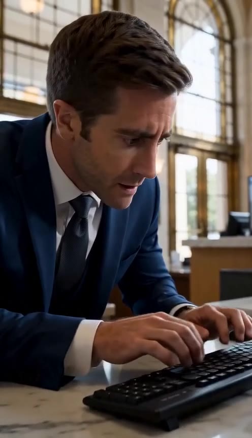 A Bank Teller Tries to Dismiss a Boy Until He Sees His Gold Envelope