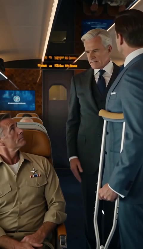 The Banker Mocked the Veteran’s Crutches—Then the Minister Revealed His True Identity