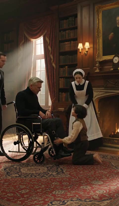 The Barefoot Boy Who Touched a Paralyzed Billionaire’s Ankle and Made Him Walk