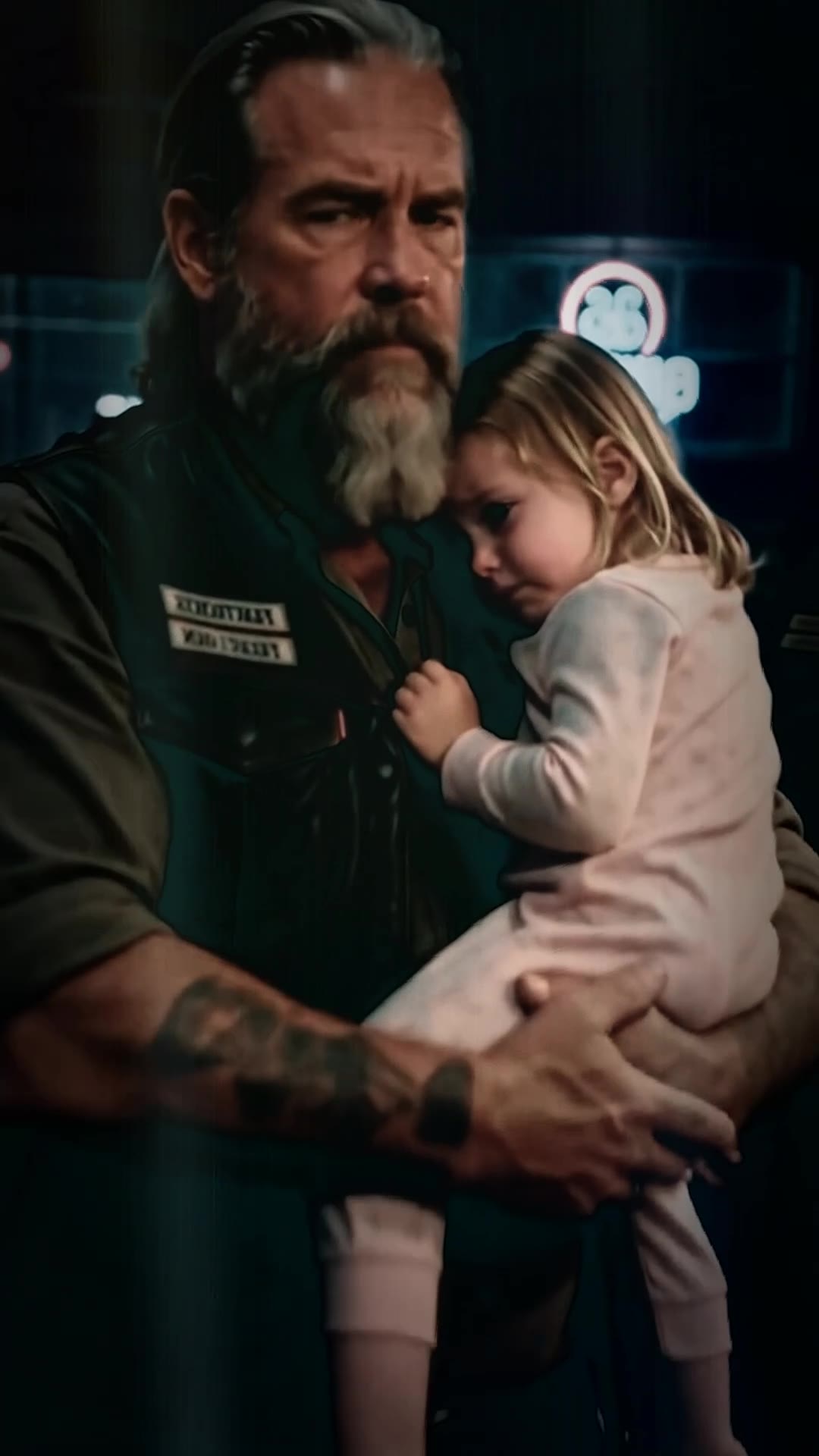 A Barefoot Girl Collapsed in a Biker Bar Begging for Help — Then the Biker Saw Her Face and Froze