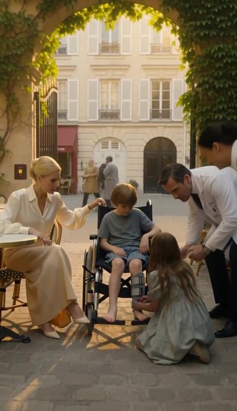 Barefoot Girl Exposes the Doctor's Evil Plan at a Billionaire's Bistro