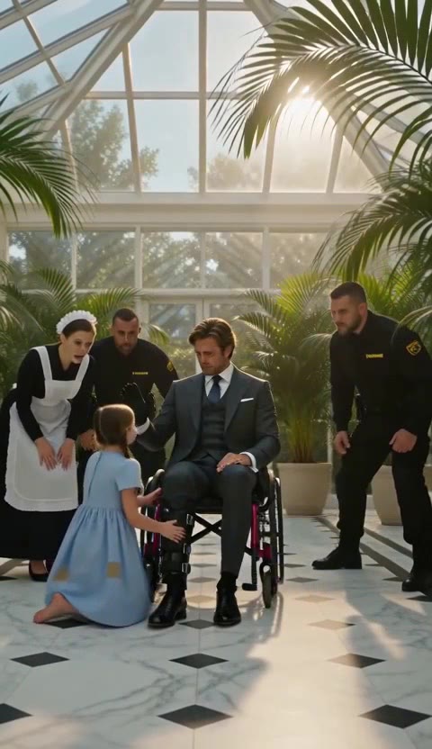 Barefoot Orphan Touches Paralyzed Billionaire's Ankle—Then He Gasps and Weeps