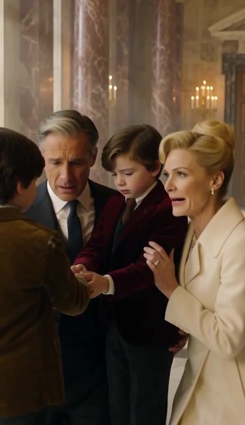 The Baroness Blocked the Orphan Boy—Then His Locket Matched the Billionaire’s Twin