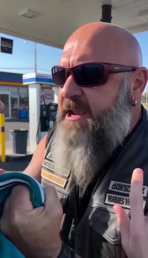 Biker Confronts Teen Over Fallen Elderly Woman, Only To Uncover A Heartbreaking Truth