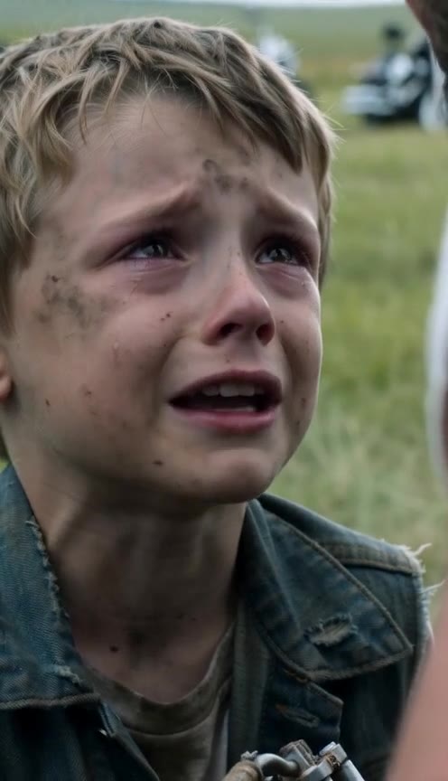 A Biker Discovers a Heartbreaking Secret Hidden Inside a Little Boy's Toy Motorcycle