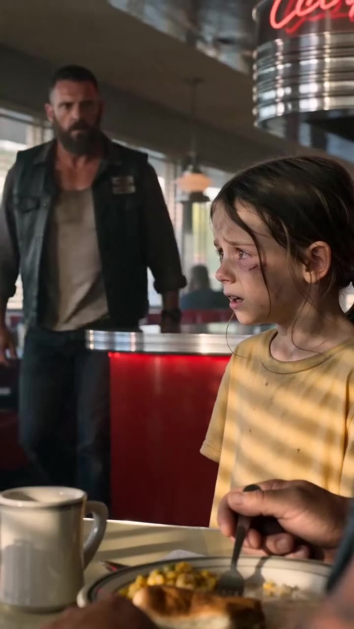 A Biker Was Eating Alone When a Crying Little Girl Whispered a Terrifying Secret