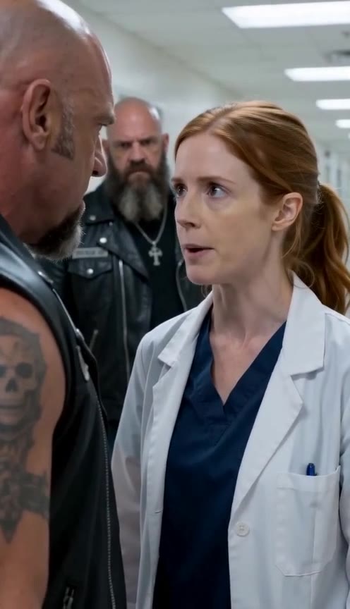 Biker Leader Confronts Nurse For Harming His Father, Only To Learn The Tearful Truth
