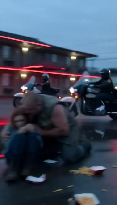 A Biker Protects a Terrified Teenager After Spotting a Hidden Wristband