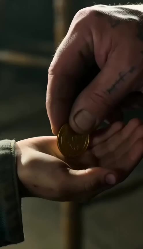 The Biker Recognized the Gold Coin and Realized Whose Son He Was Protecting