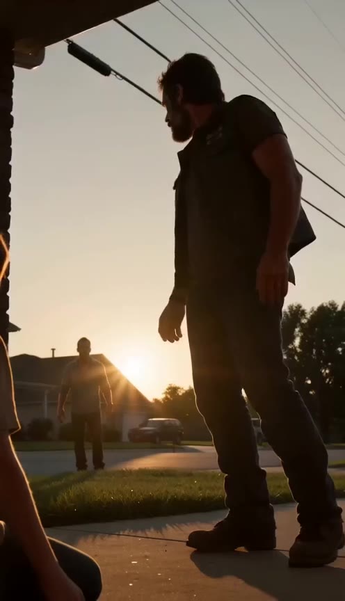 A Biker Rescues a Crying Boy's Mother and Exposes a Dark Family Secret