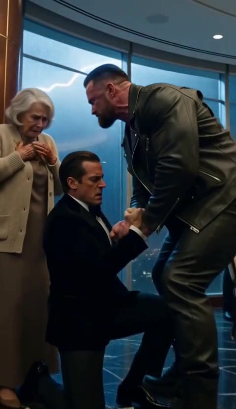 Biker Saves Grandma from Ruthless Landlord, But His Revenge Has a Shocking Twist!