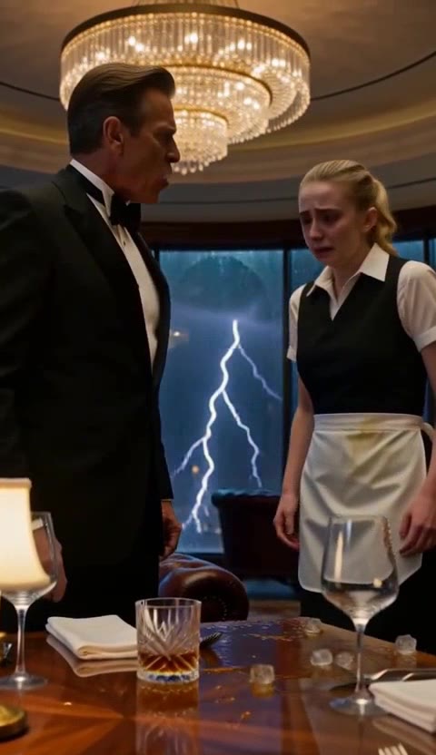 Billionaire Demands Waitress Clean His Spill, Trucker Intervenes, What Happens Next Shocks Everyone