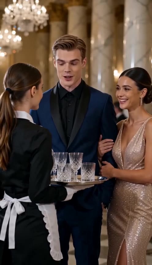 A Billionaire Humiliated a Simple Waitress, But Her Transformation Left the Whole Room Silent