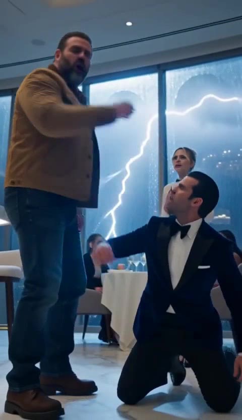 Billionaire Humiliates Server On Christmas Eve, A Trucker Steps In, And A Shocking Revelation Unfolds