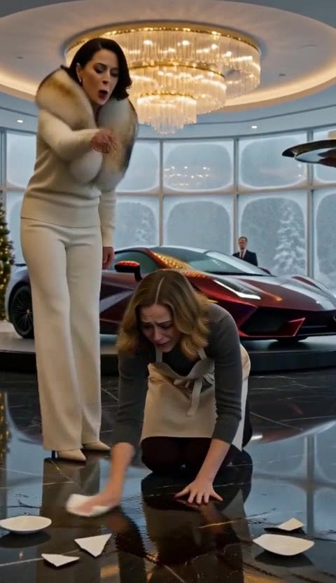 Billionaire Humiliates Waitress, Then Trucker Steps In With A Shocking Christmas Miracle