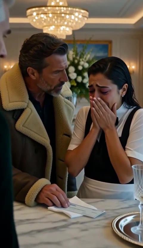 Billionaire Humiliates Waitress, Trucker's Christmas Miracle Changes Everything
