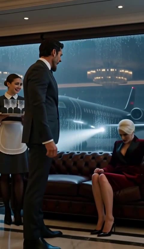 Billionaire Intervenes When Arrogant Heiress Targets Humble Maid At Luxury Airport Lounge