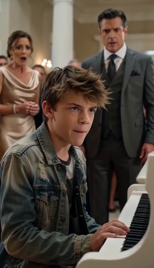 The Billionaire Mocked My Faded Clothes Until I Played His Missing Son's Melody