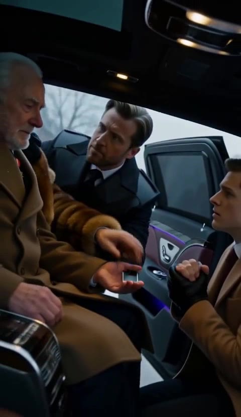 Billionaire Saves Homeless Grandfather From Ruthless Grandson, Revealing Shocking Past!