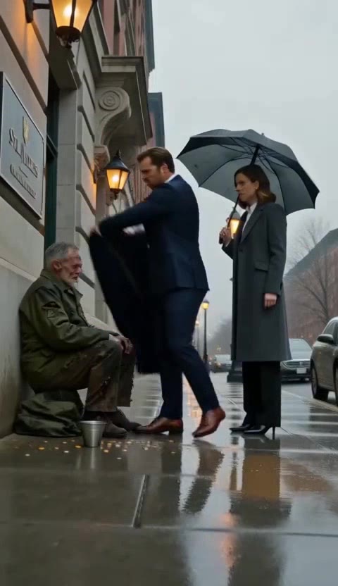 Billionaire Saves Homeless Veteran From Brutal Executioner — Then Reveals Shocking Connection!