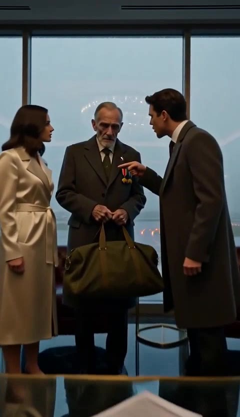 Billionaire Saves War Hero Grandfather From His Own Grandchildren At Airport!
