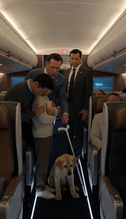 The Billionaire’s Shocking Move When a Banker Mocked a Blind Boy on His Plane
