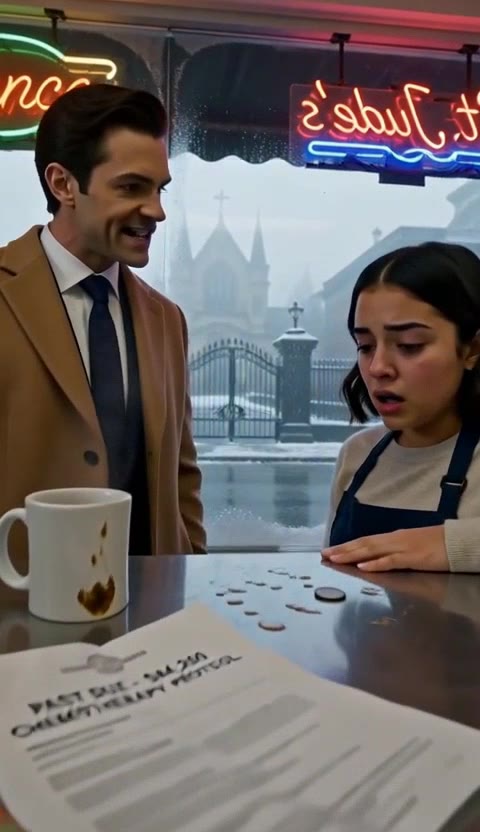 Billionaire Son Humiliates Waitress Over Sick Child, Then His Own Father Steps In