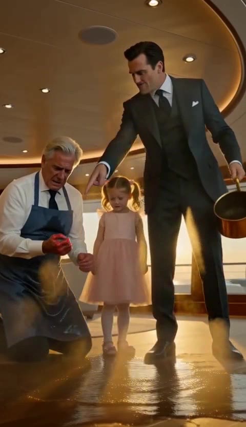 The Billionaire Son Saw His Father Kneeling on the Yacht—Then He Uttered Five Words That Changed Everything