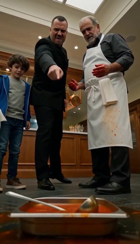 Billionaire Son Watches His Father Humiliated in Kitchen — Then Makes the Chef Pay