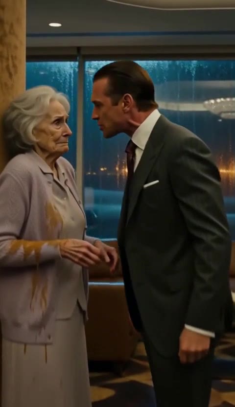 Billionaire Thugs Corner Grandma, But A Scarred Stranger Steps In To Save Her