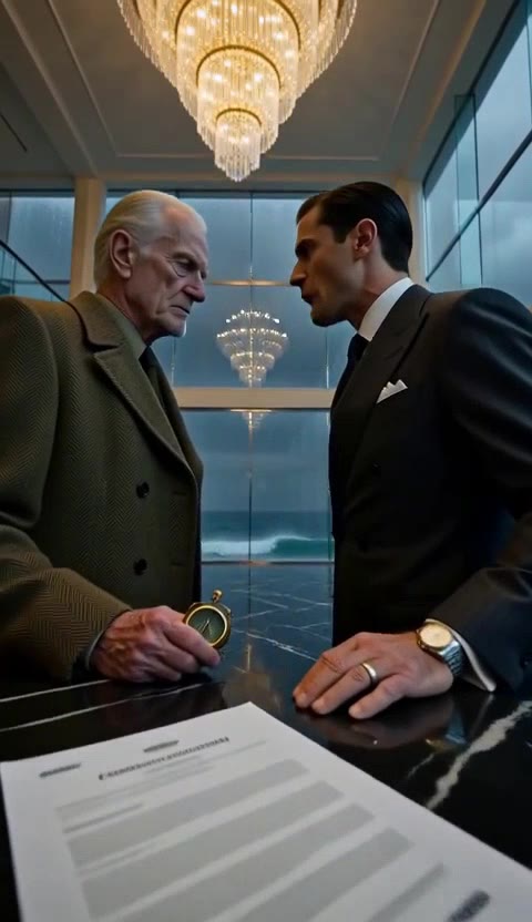 Billionaire Tycoon Rescues War Hero Grandfather From His Cruel Grandson